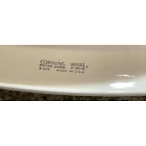 Corning Ware 5 quart Blue Cornflower Casserole Dish with Glass Lid